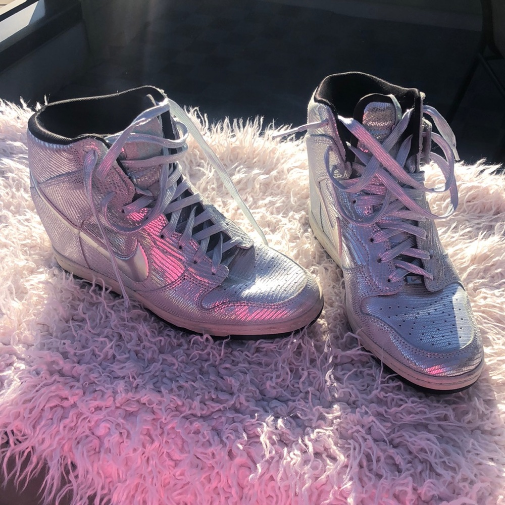 Incredible Vintage Disco Ball Nike Sky Hi Dunks